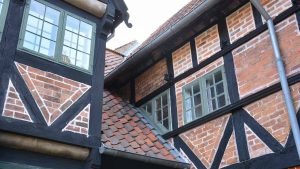 Detalje fra bygningen