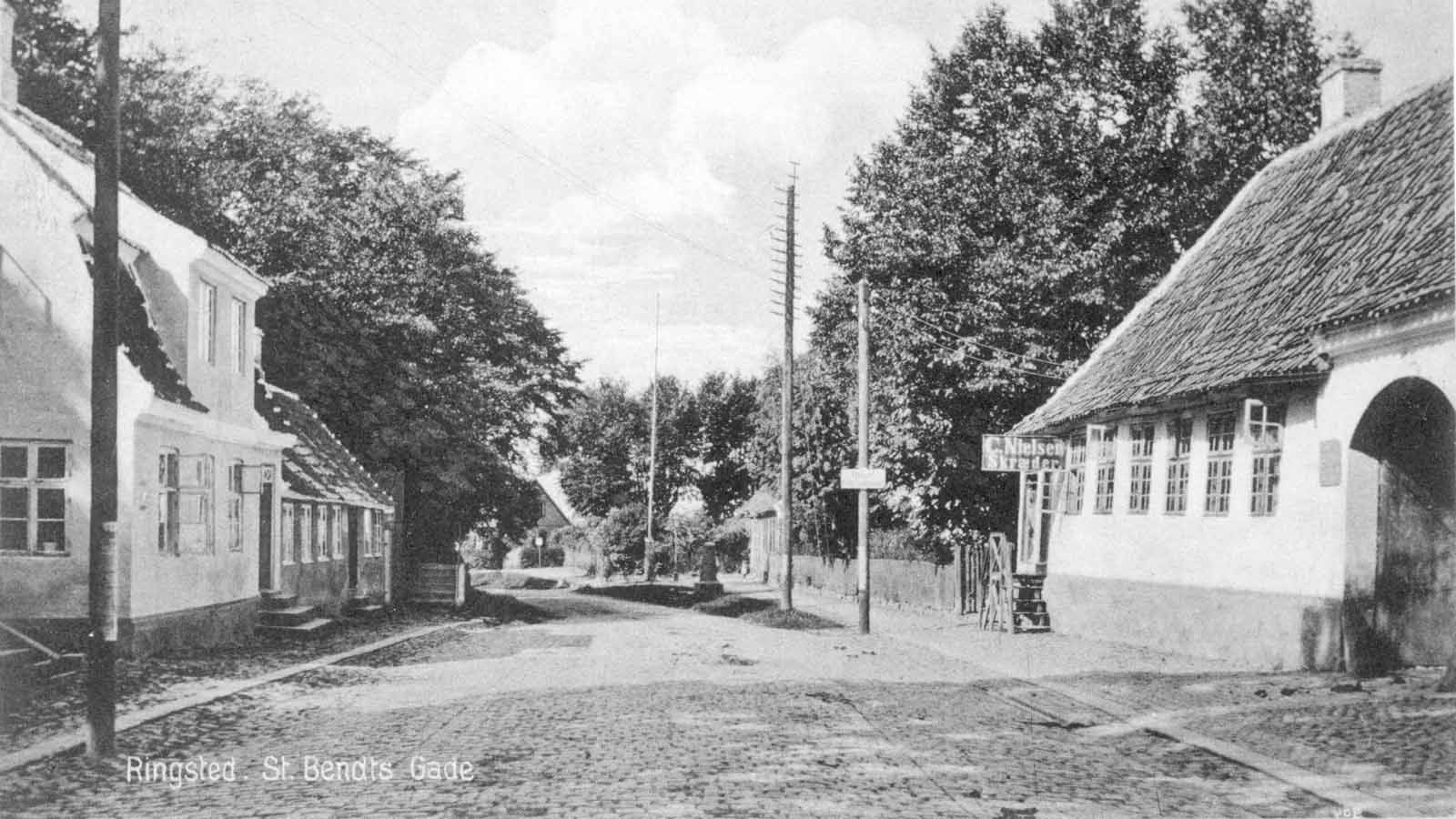 Sct. Bendtsgade i Ringsted ca. 1910