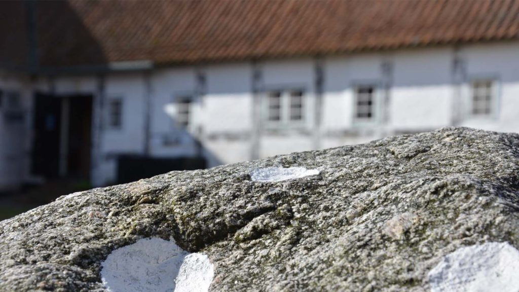 Skålsten i Kalundborg Museums gård