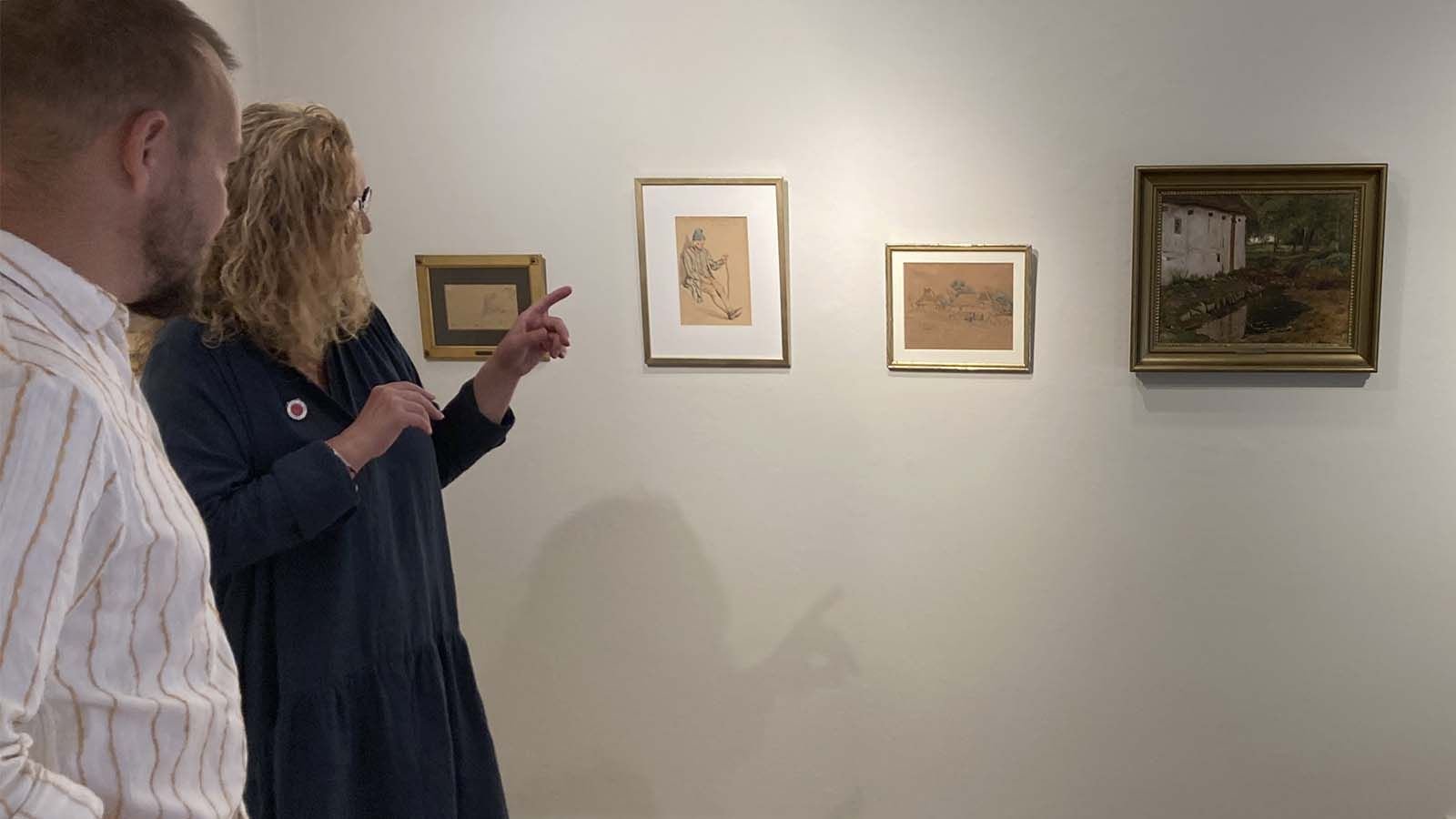 Omvisning i Lundbye udstillingen på Odsherreds Kunstmuseum