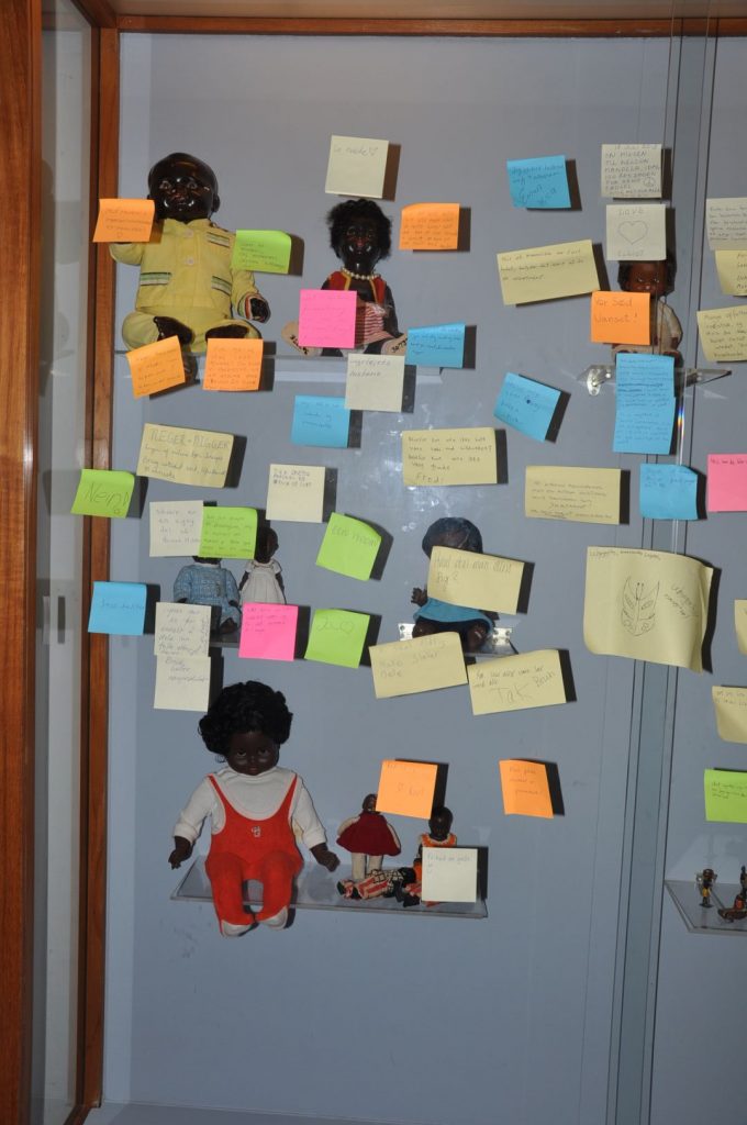 Reflektionsvæg med Post it sedler