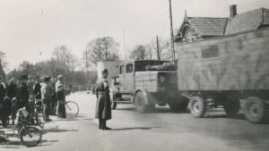 Tysk lastbil køre ind i Sorø