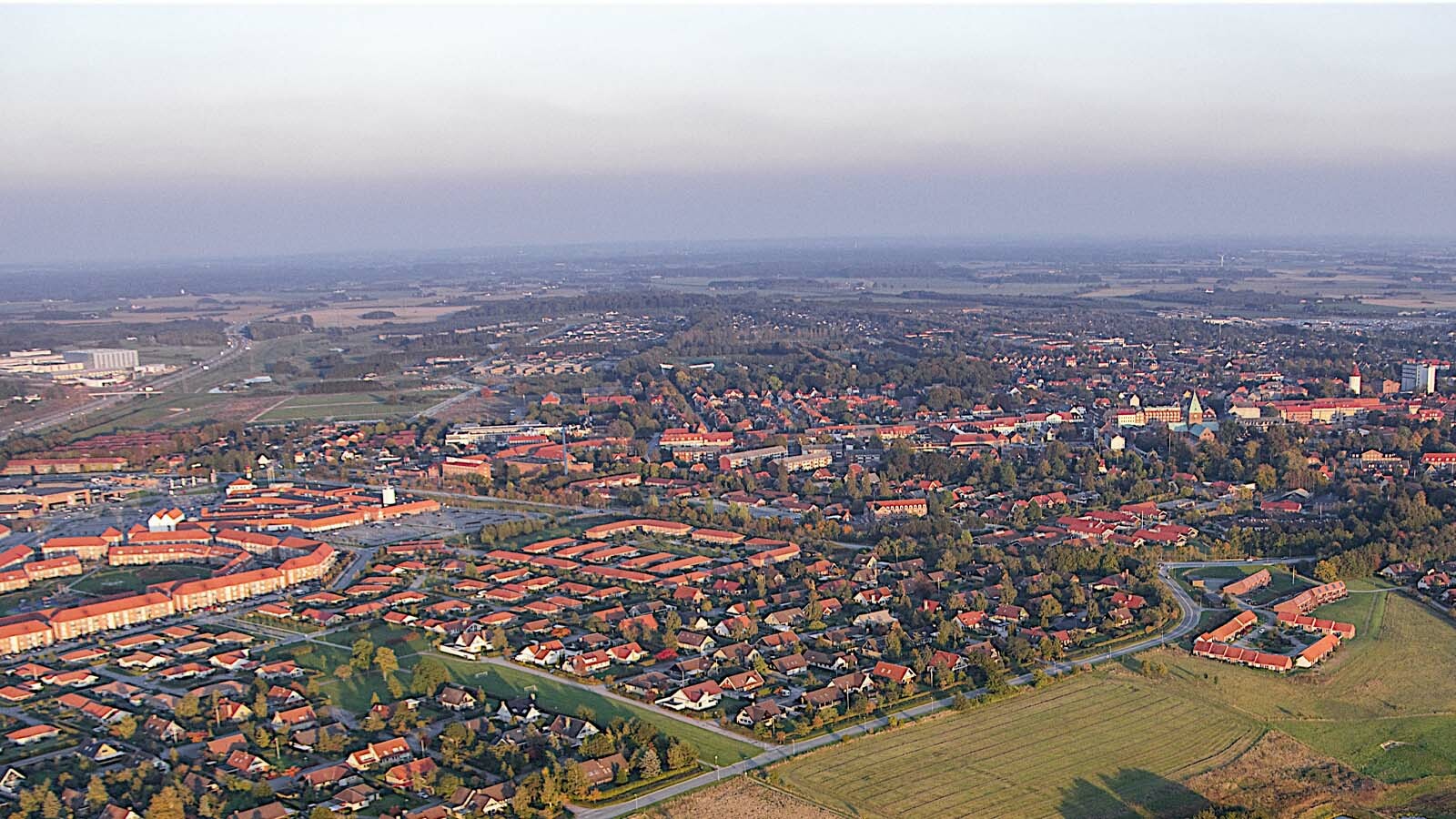 Ringsted set fra luften