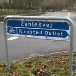 Vejskilt Zahlesvej i Ringsted