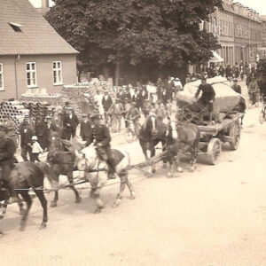 Genforeningen 1920 Mindestenen Transporteres Ringsted