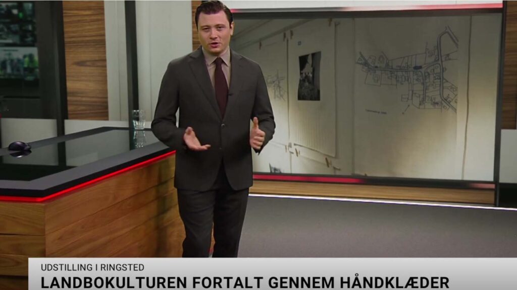 TV2 Øst nyhedsudsendelse den 8 februar- fra åbningen af udstillingen Landbokultur