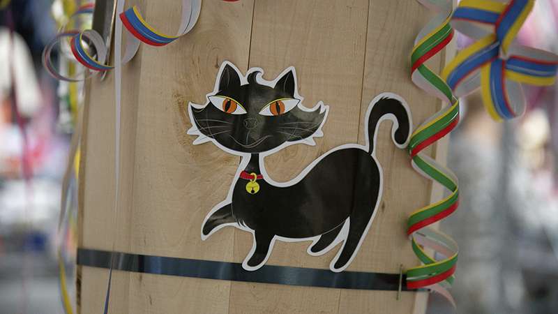 Dekoreret fastelavnstønde