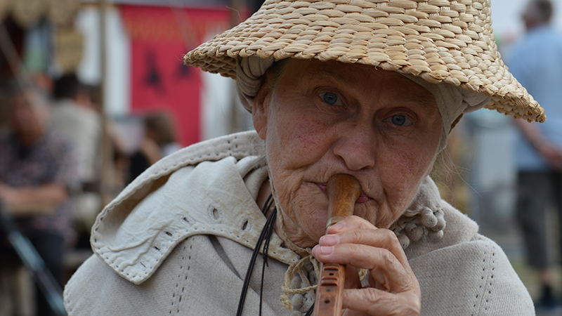Aktør på Ringsted Middelalderfestival