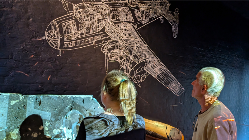 Foto fra udstillingen Skyggekrigerne på Slagelse Museum